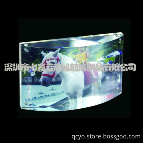 plastic clear good quality photo frame for wholesale